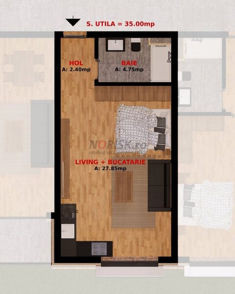 Dobroesti Direct Dezvoltator - Garsoniera moderna in Dobroesti, aproape de Bucuresti